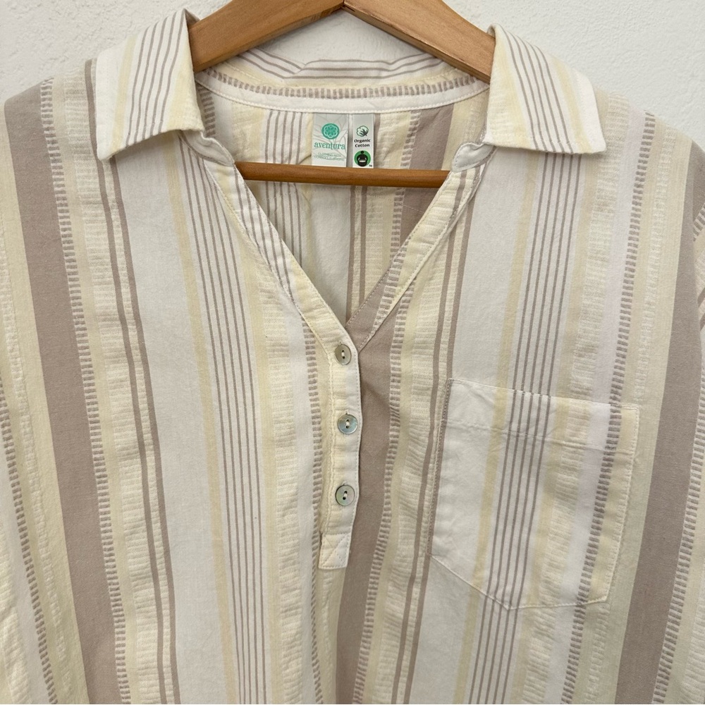 Adventura Organic Cotton Striped Shirt - Picture 2 of 8